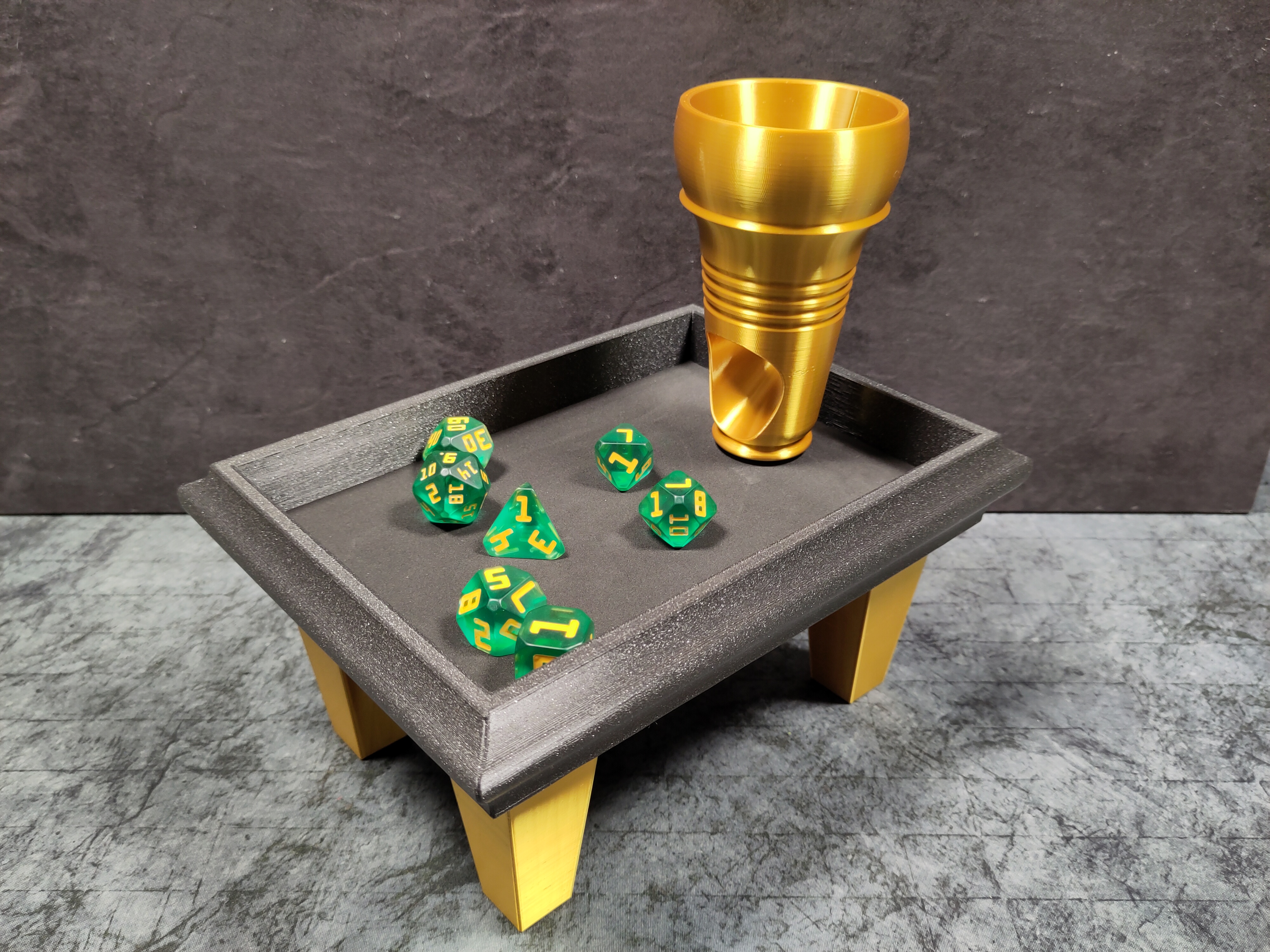 Table Dice Tower - Modern Rectangular 3D model