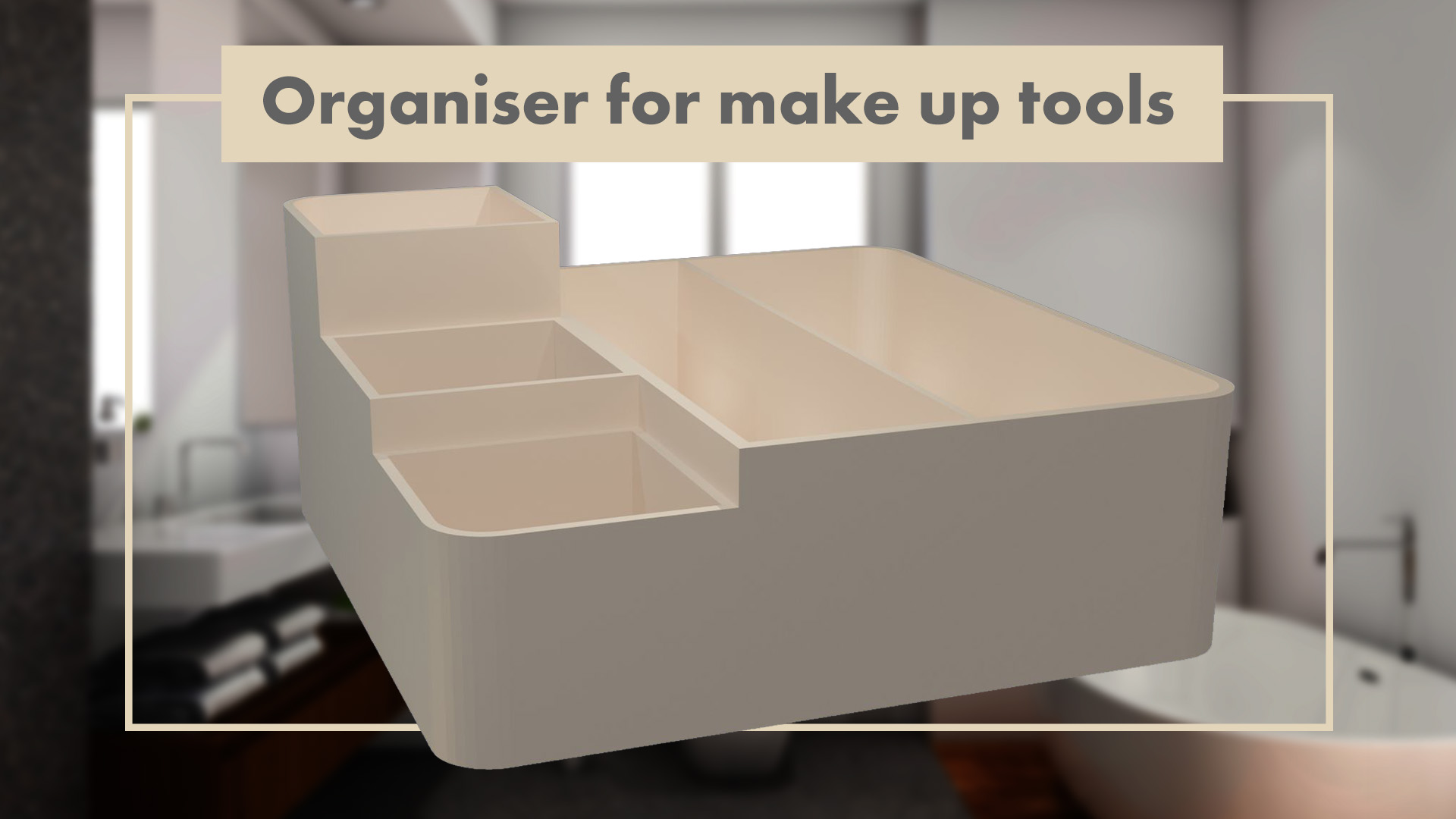 Organizer for make up tools