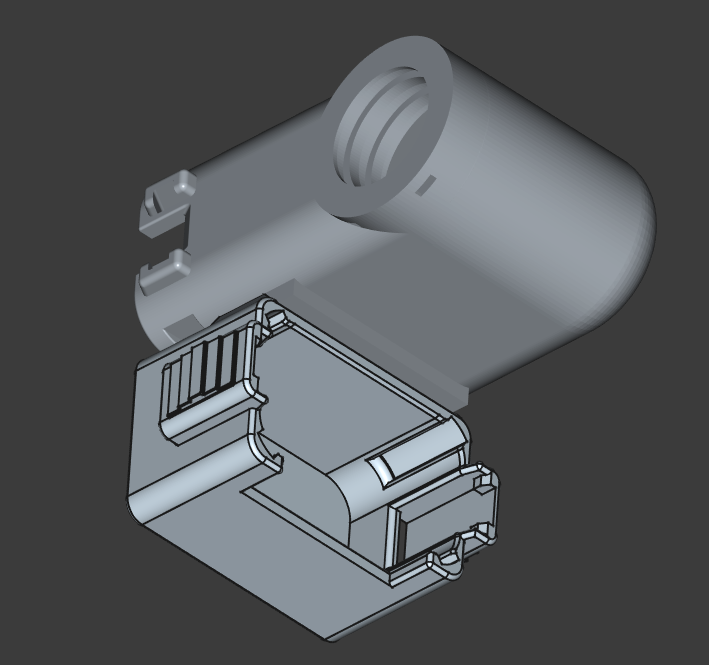 Backshell for DEUTSCH DT plug with 12 contacts