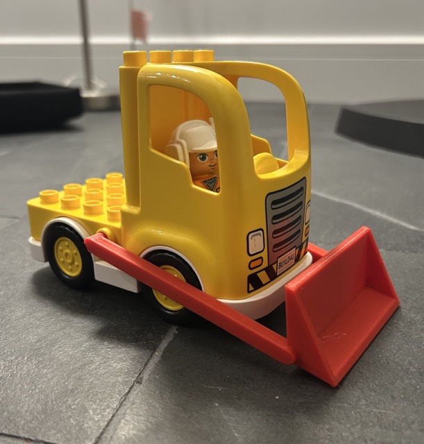 Reinforced Lego Duplo Blade Bucket