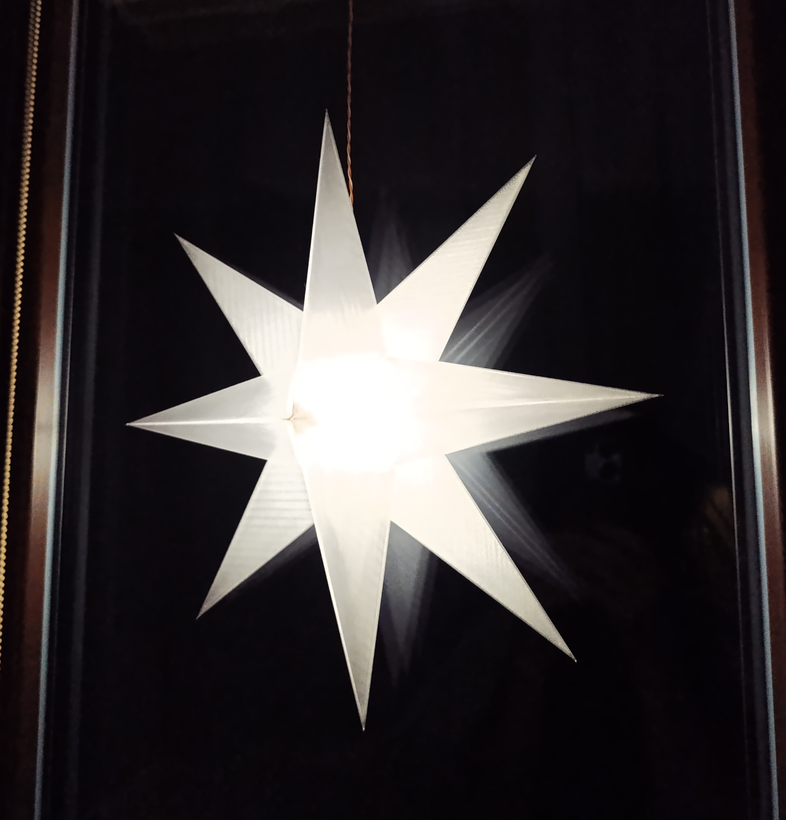 Christmas shining star (vánoční svítící hvězda)