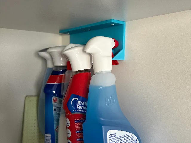 Sprühflaschenhalter für Wand oder Deckenmontage / Spray bottle holder (for top or wall mount)