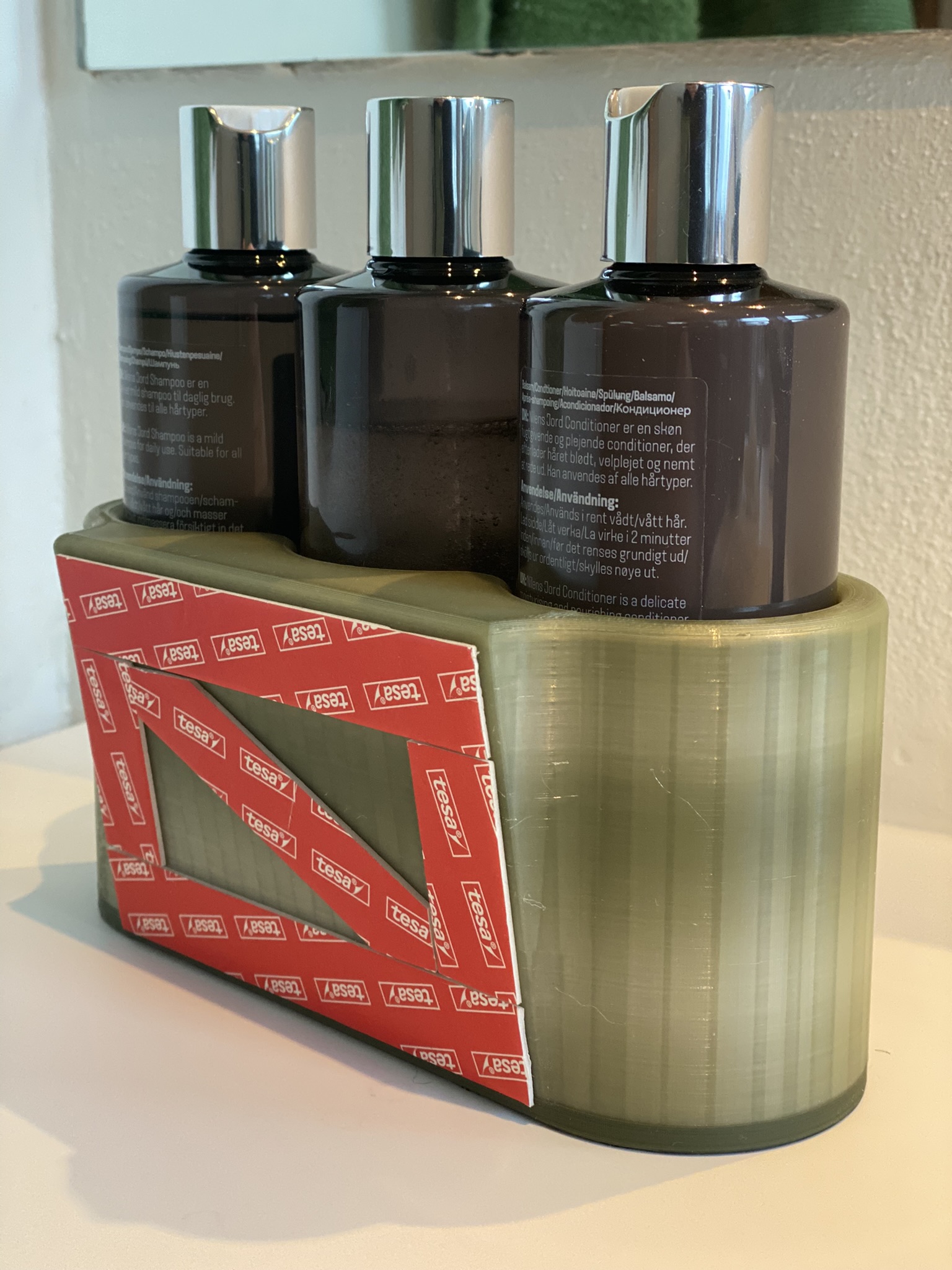 Shampoo wall mount by CBD Download free STL model