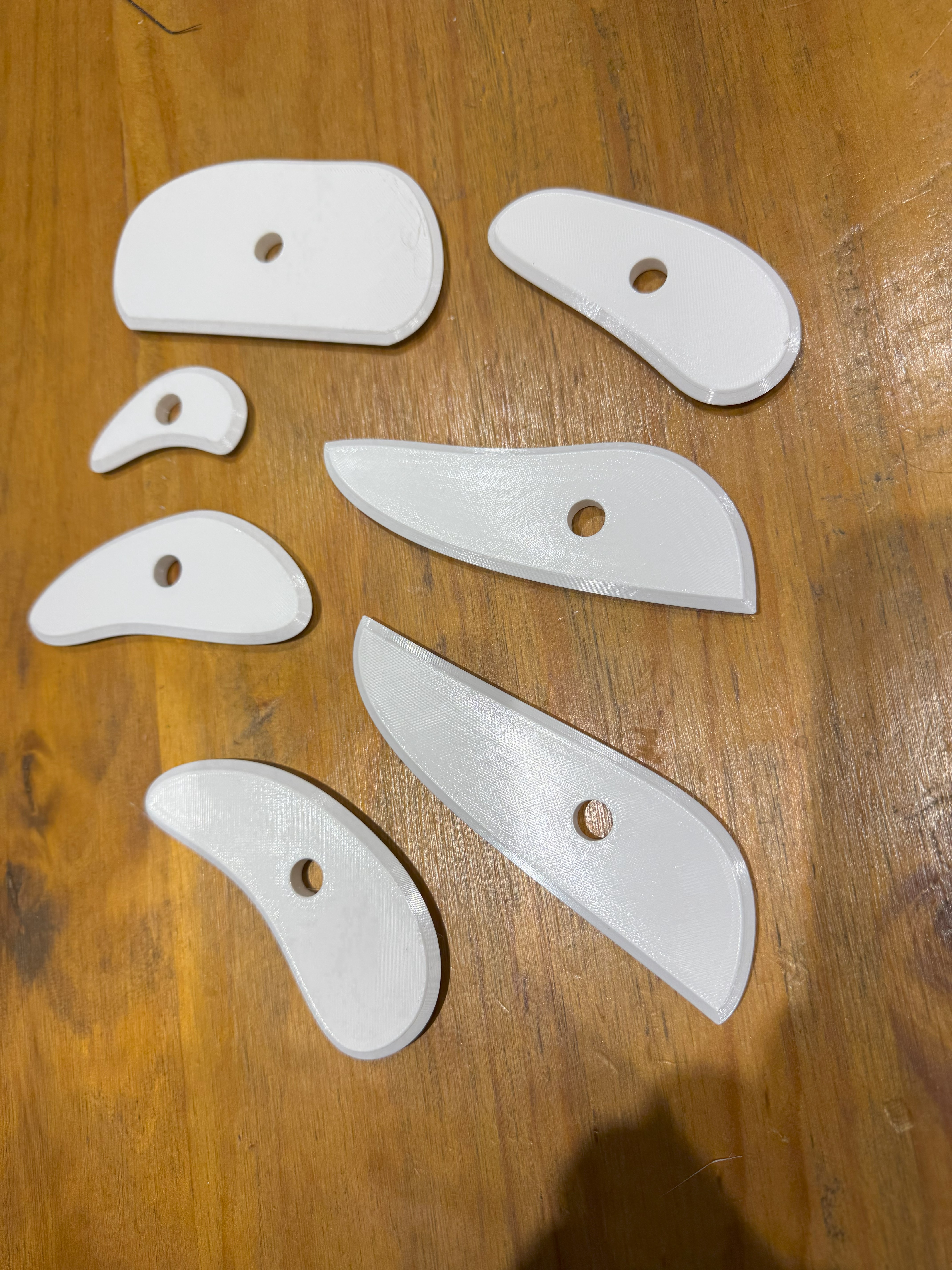 Miniatura 2 do modelo 3D Pottery Rib Set