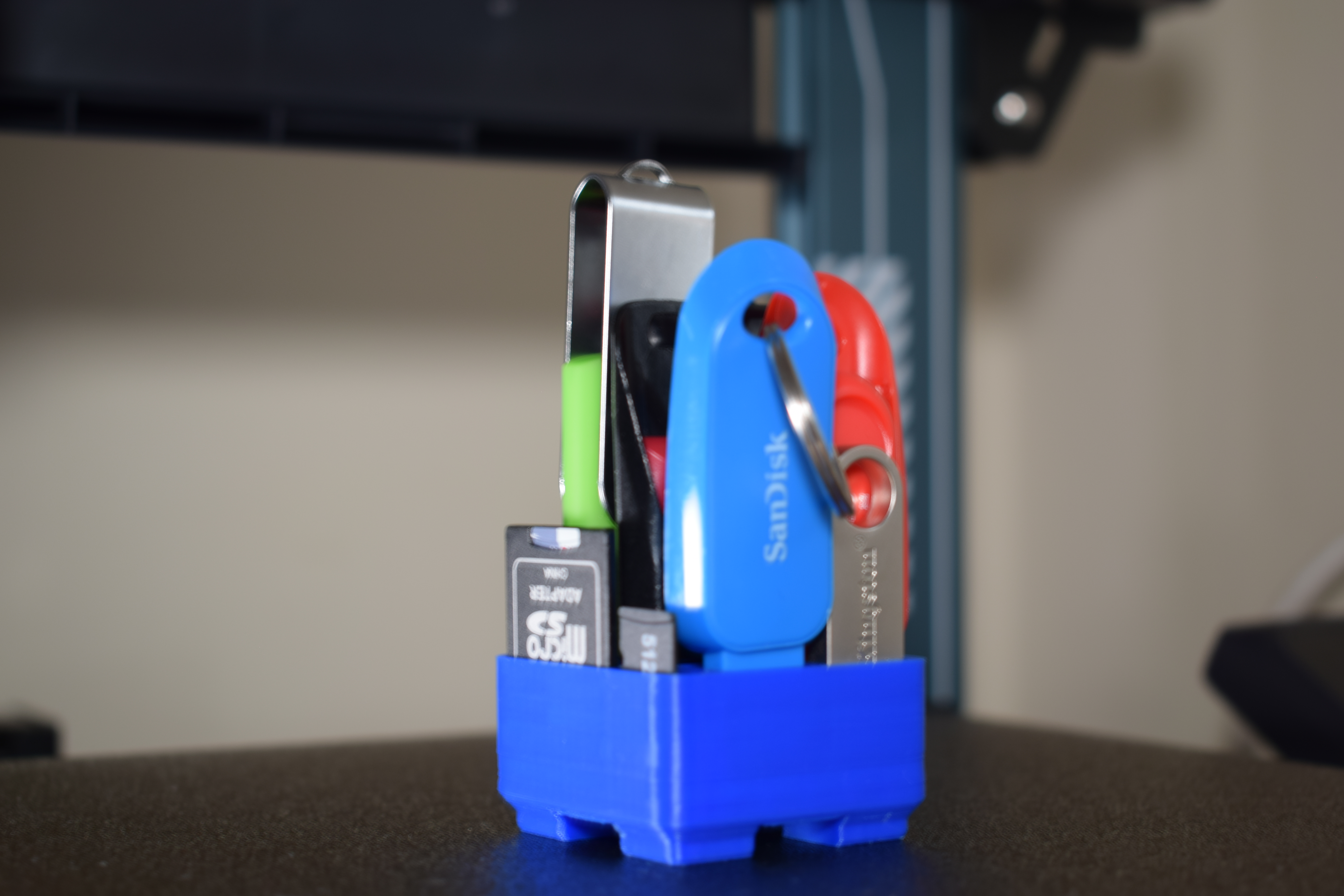 Gridfinity USB/SD/MICROSD Holder — miniatura 5