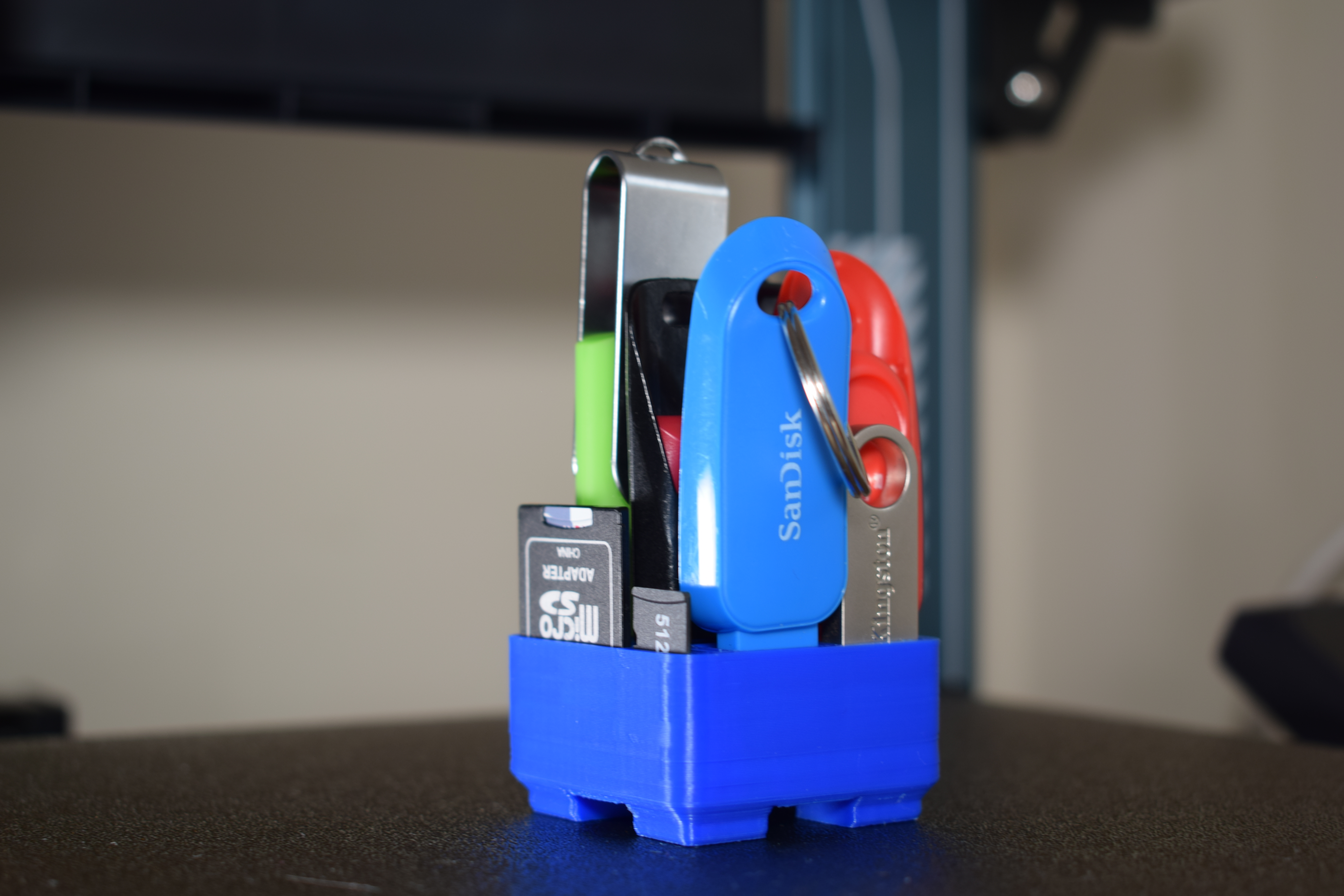 Gridfinity USB/SD/MICROSD Holder — miniatura 4