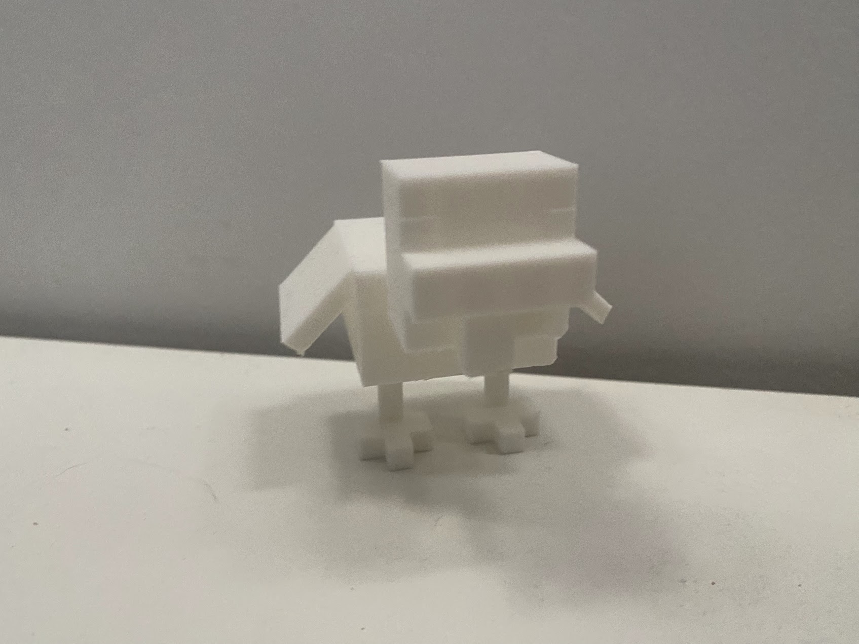 Miniatura 2 do modelo 3D minecraft chicken