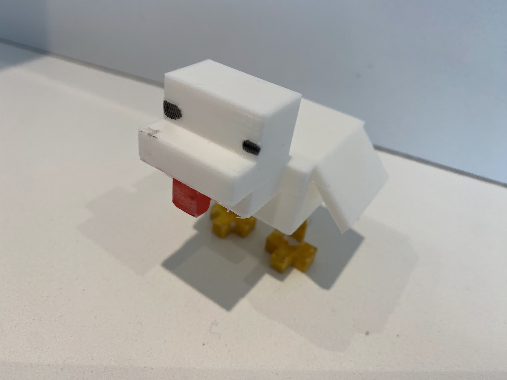 Miniatura 3 do modelo 3D minecraft chicken