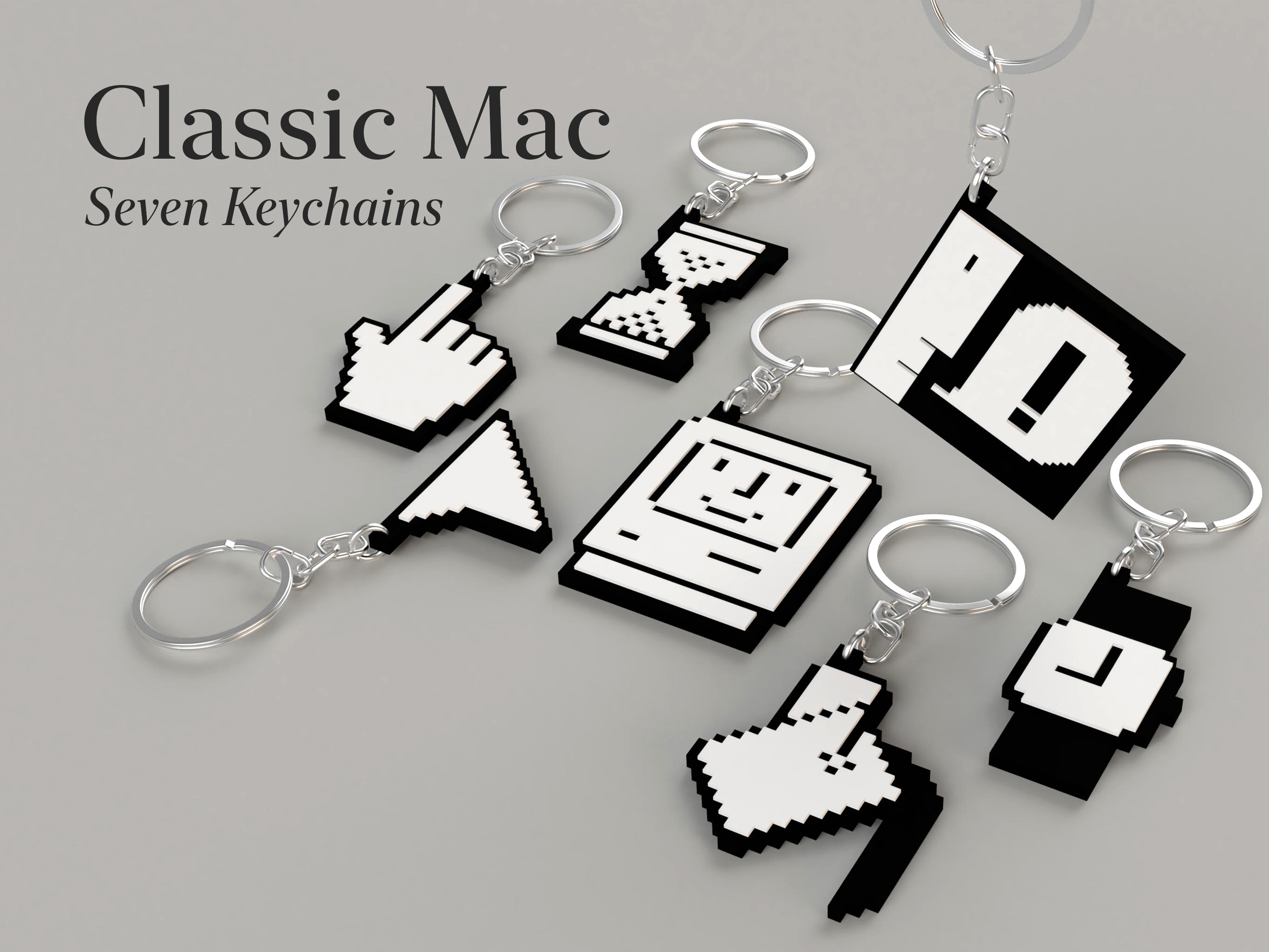 Macintosh Icons Keychains