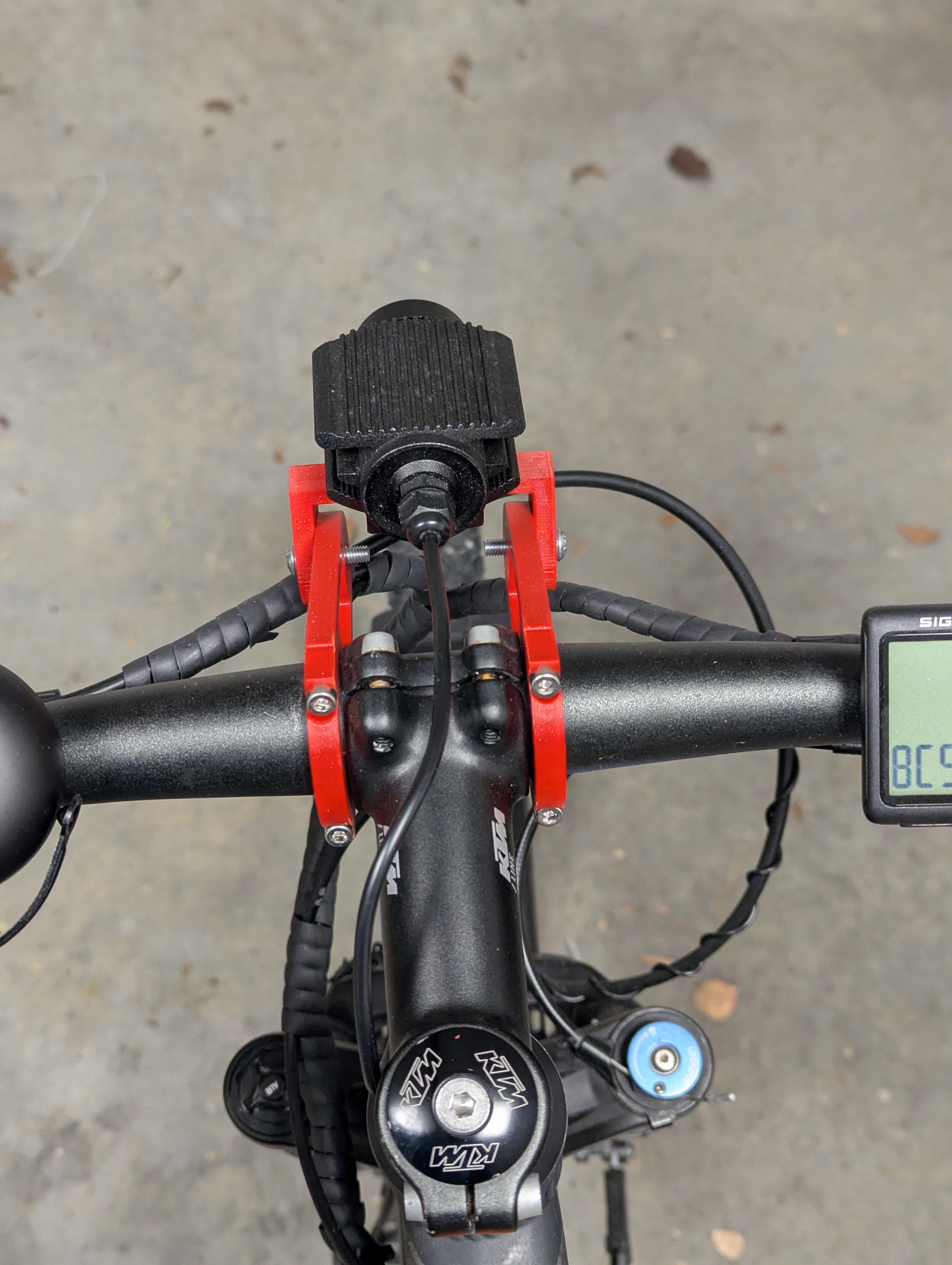lightweight Bike Light handlebar mount 32mm