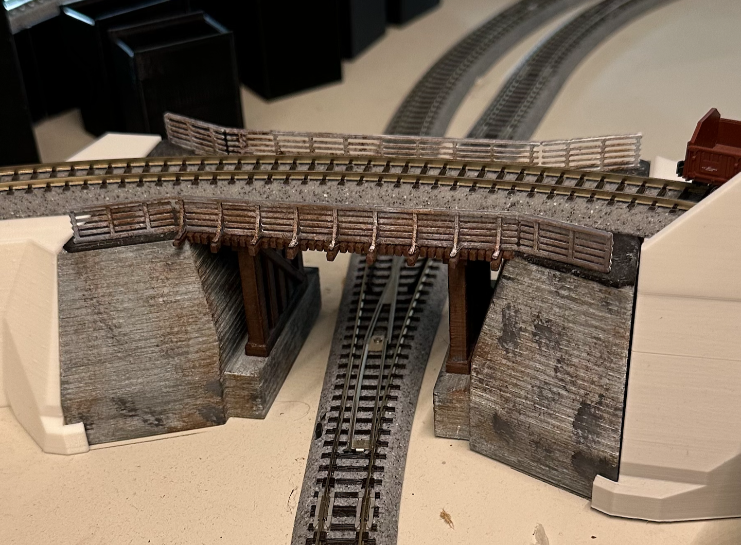N Scale River Street Bridge