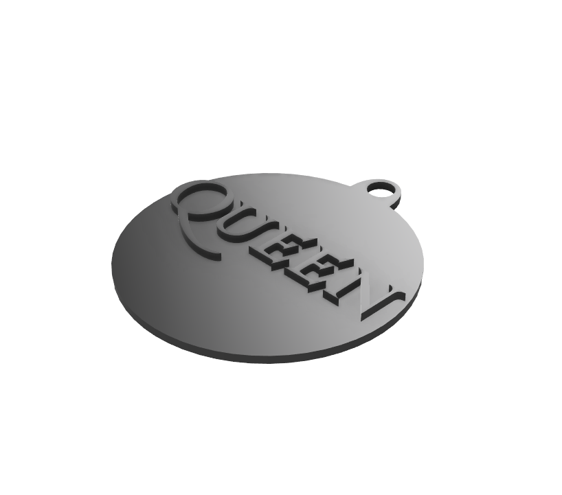 Queen keychain