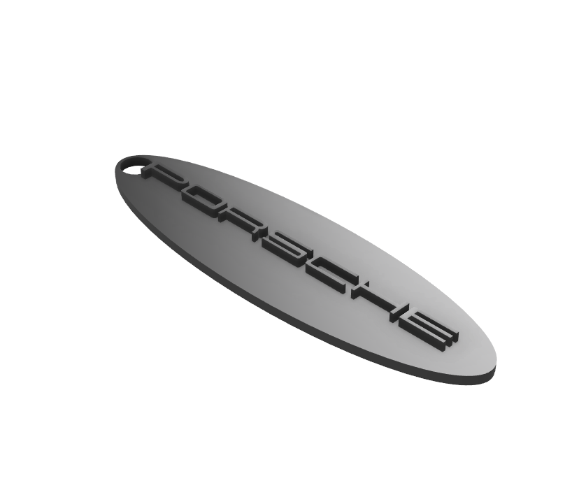 Porsche keychain