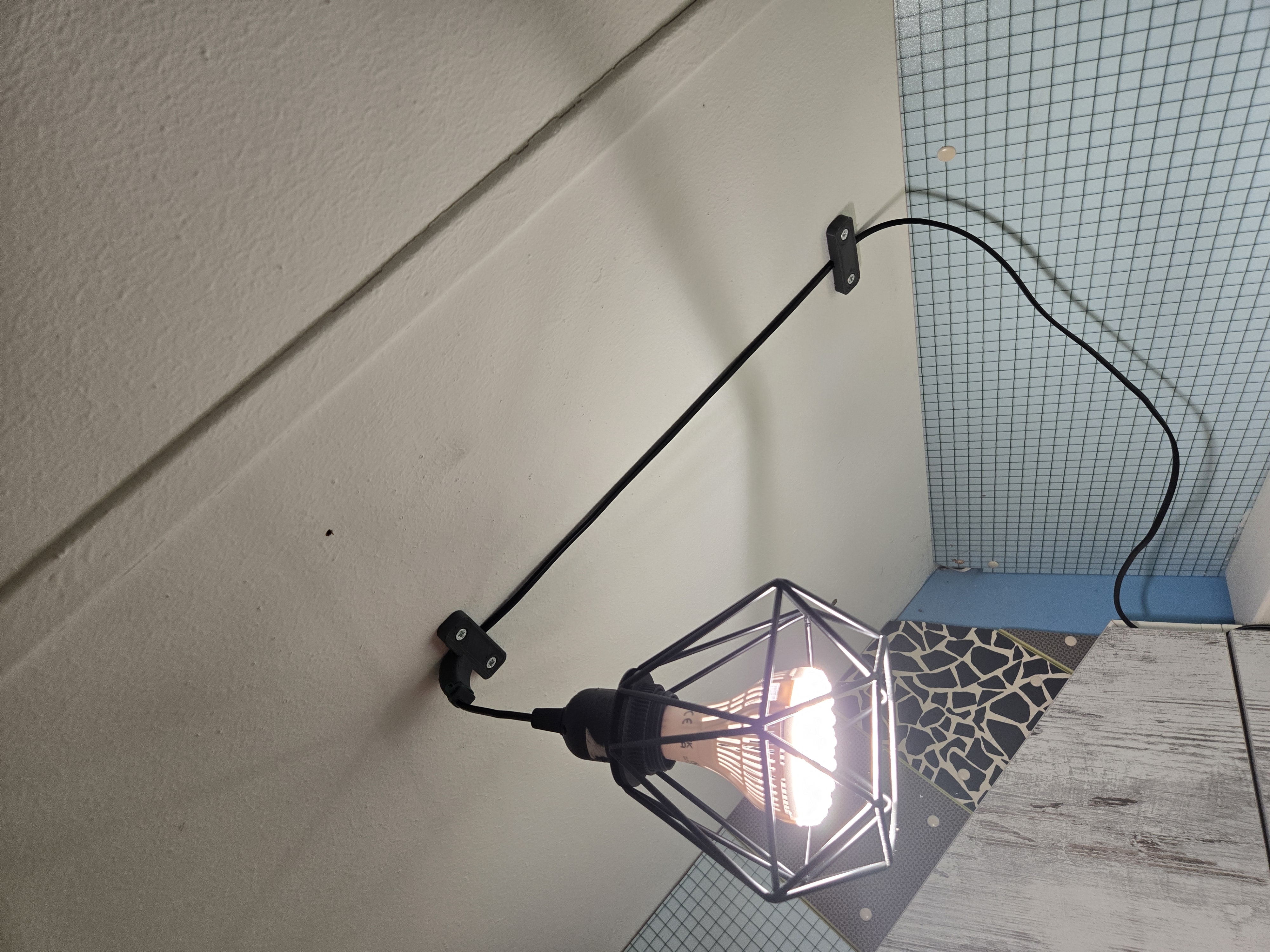 ceiling lamp mount plate