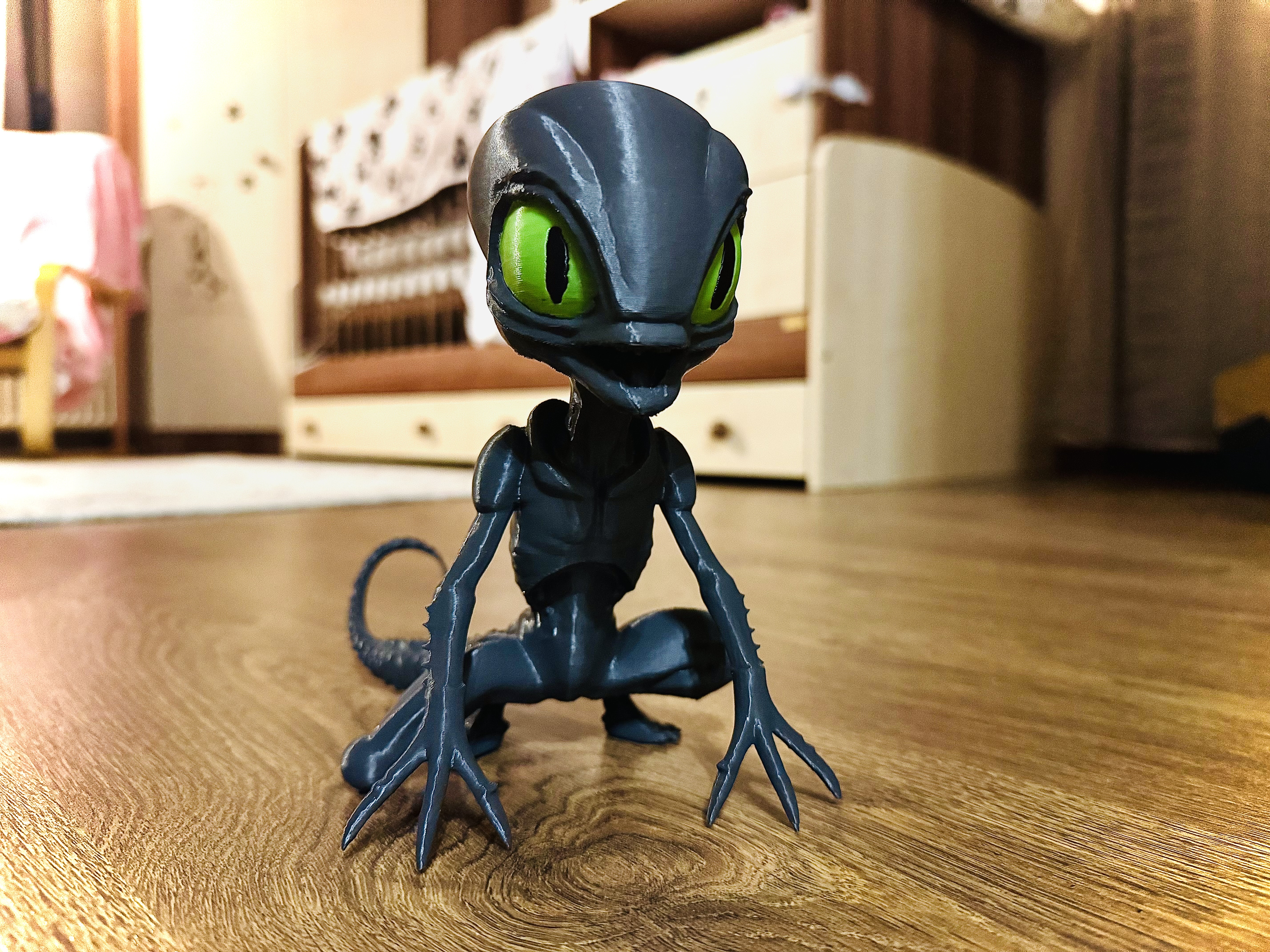 Miniatura 2 do modelo 3D Little Cute Alien