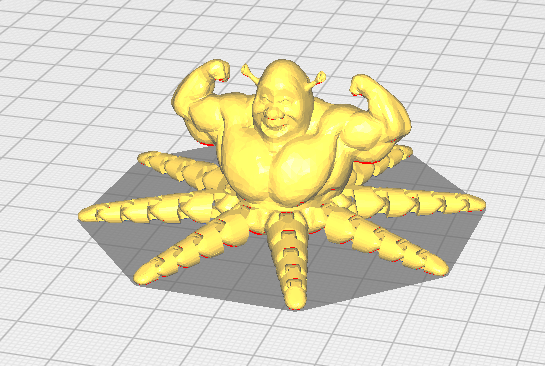 Miniatura 5 do modelo 3D Buff Shrektopus