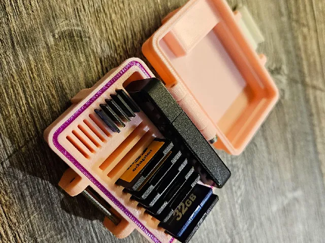 SD and micro SD card Rugged Box