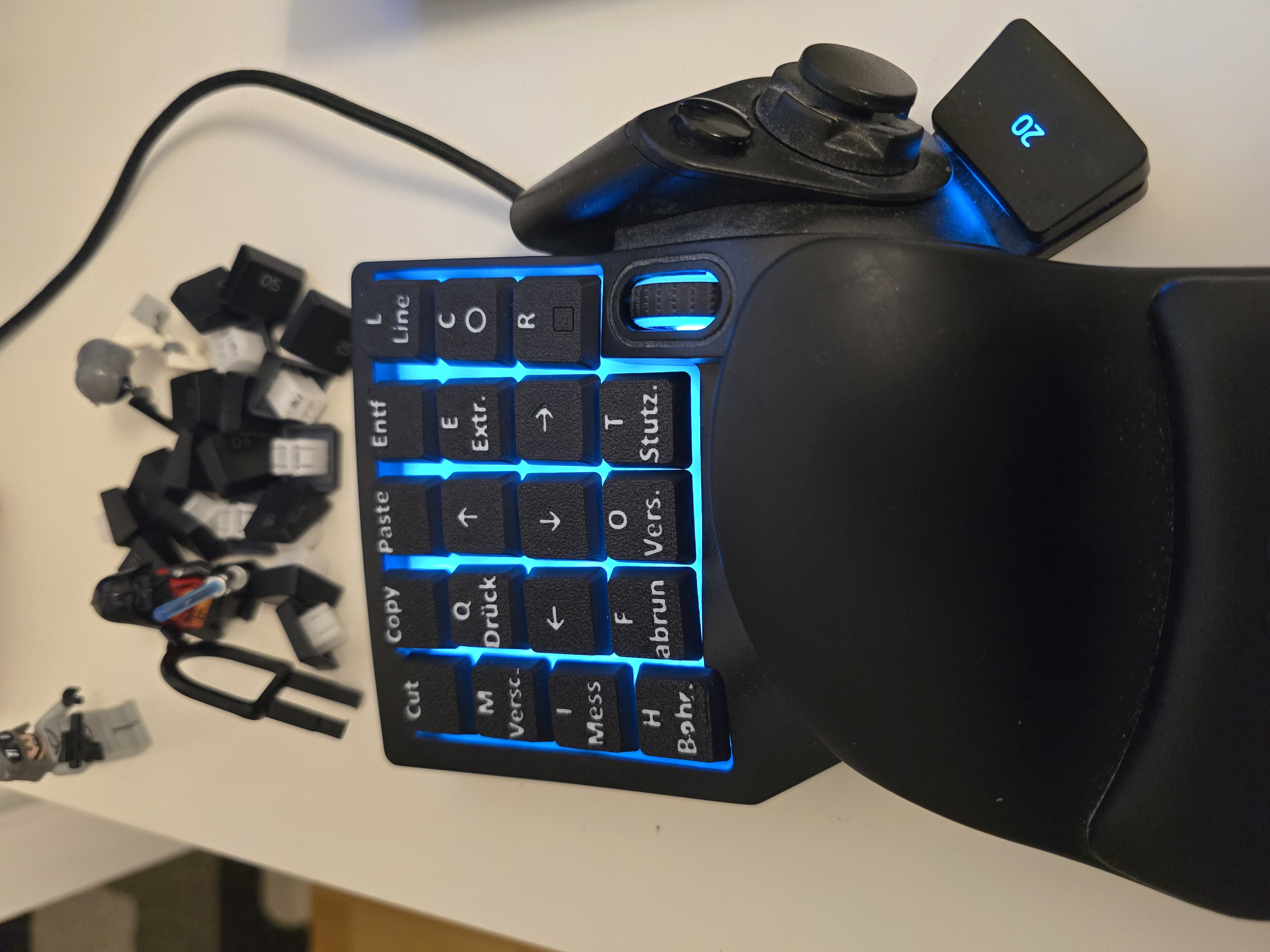Razer Tartarus V2 Tastenkappen für Fusion Deutsch
