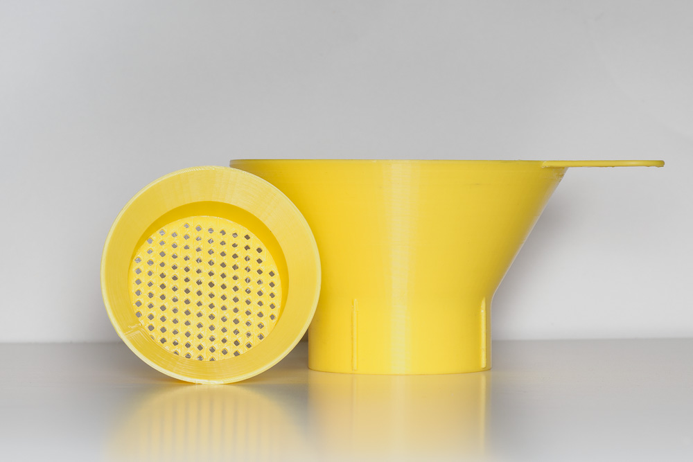 Wide Mouth Jar Funnel w/Strainer