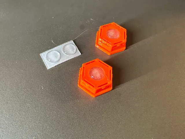 HSW mounting inset 10x2mm (i.a. for Ikea 10mmx3mm rubber feet)