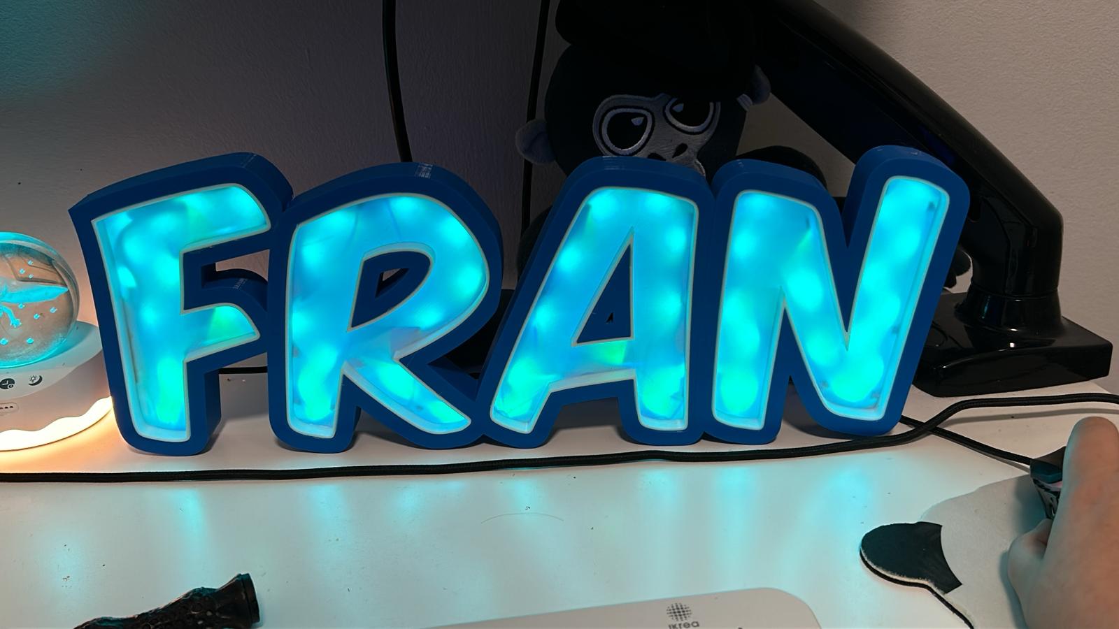 letrero led fran