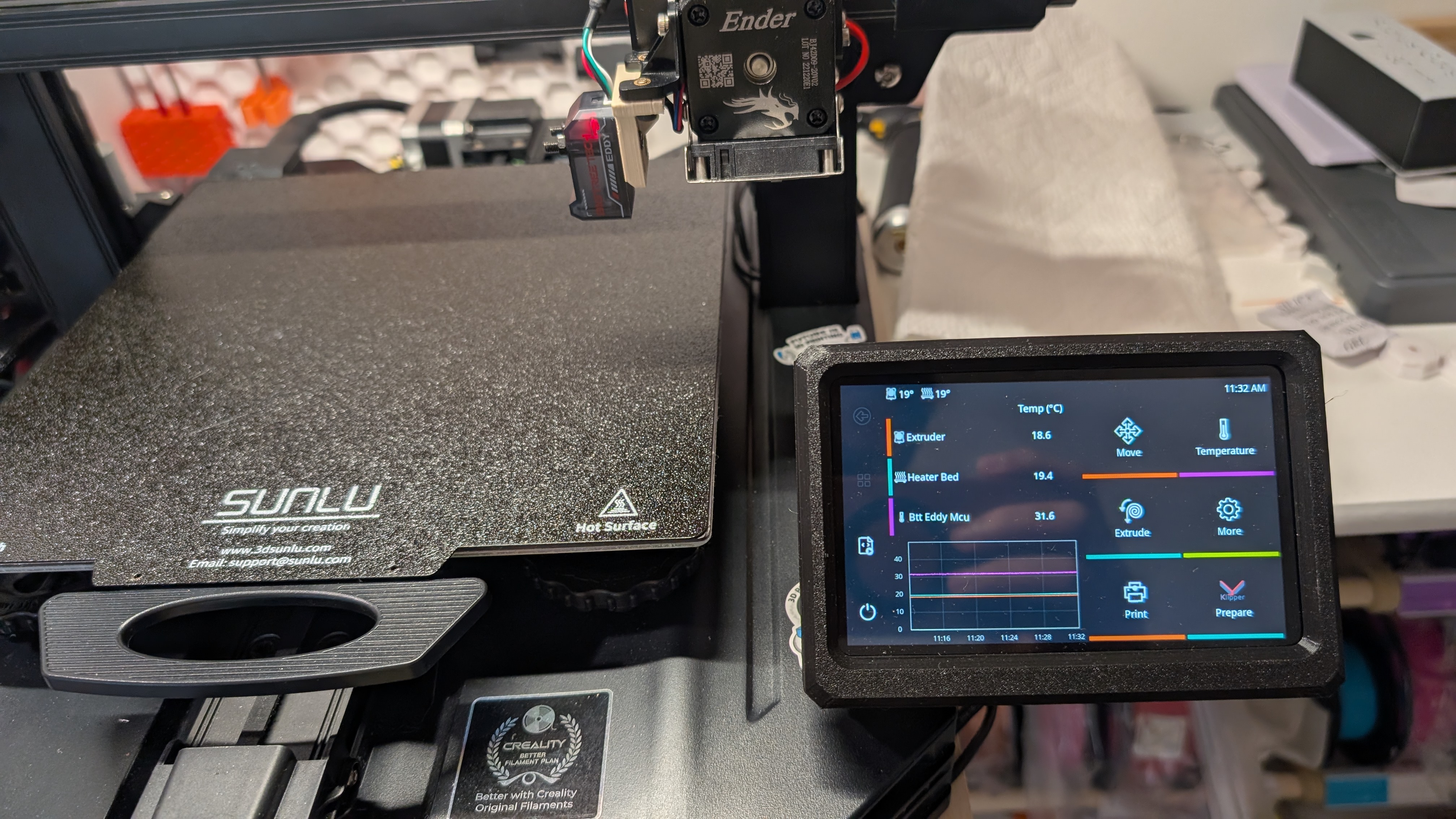 BTT / BigtreeTech HDMI5 v1.2 Display mount for Ender 3 / S1/ S1 Pro