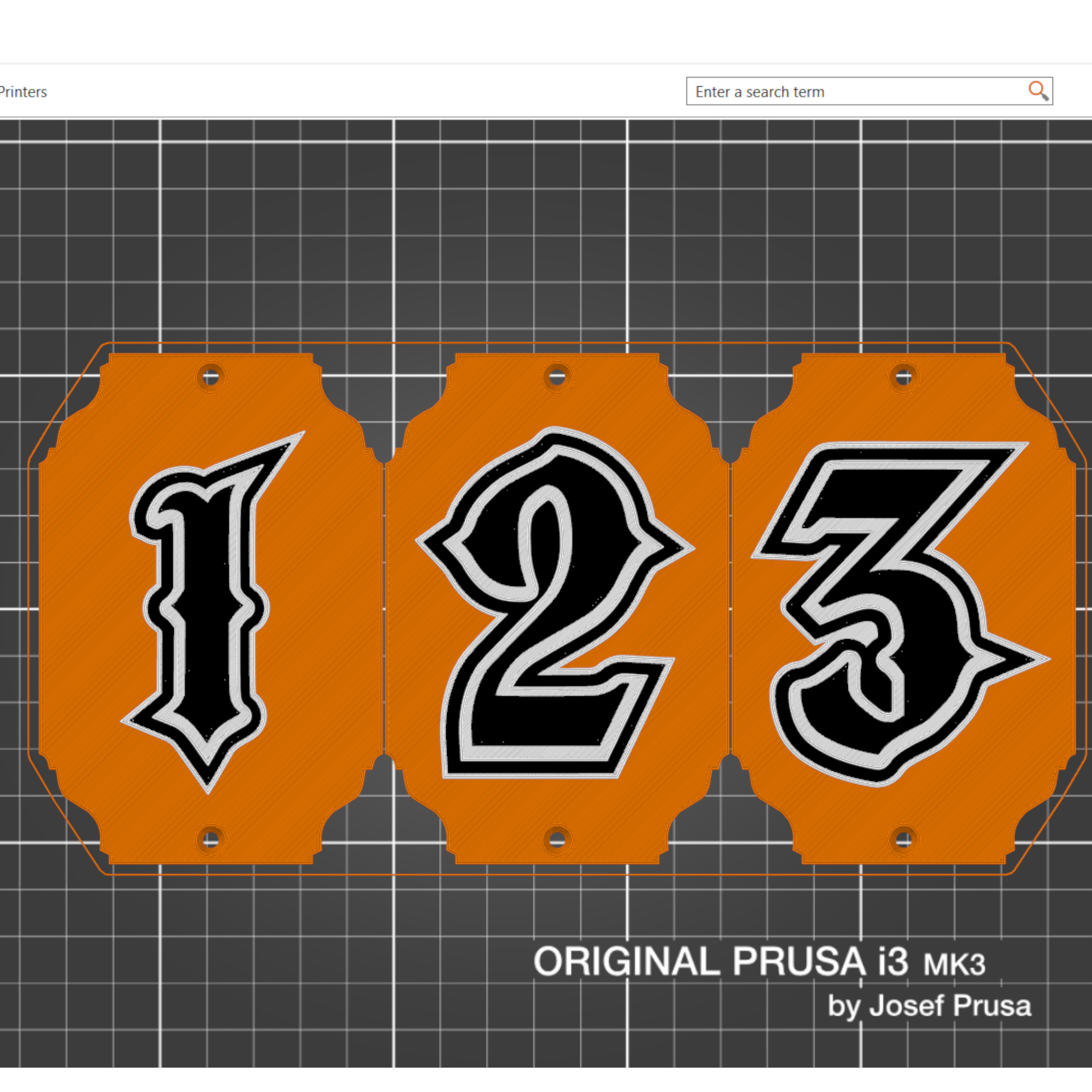 House address numbers, wall art