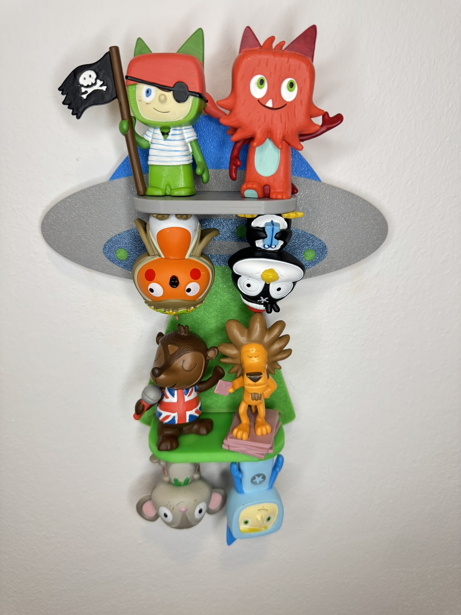 Tonie figures UFO wall shelf with glow in the dark effect