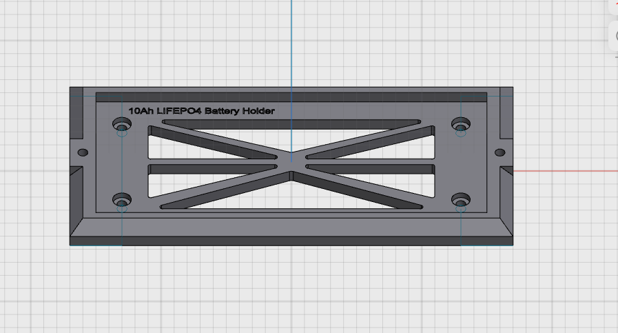 10Ah LIFEPO4 Battery Holder (Updated Version)