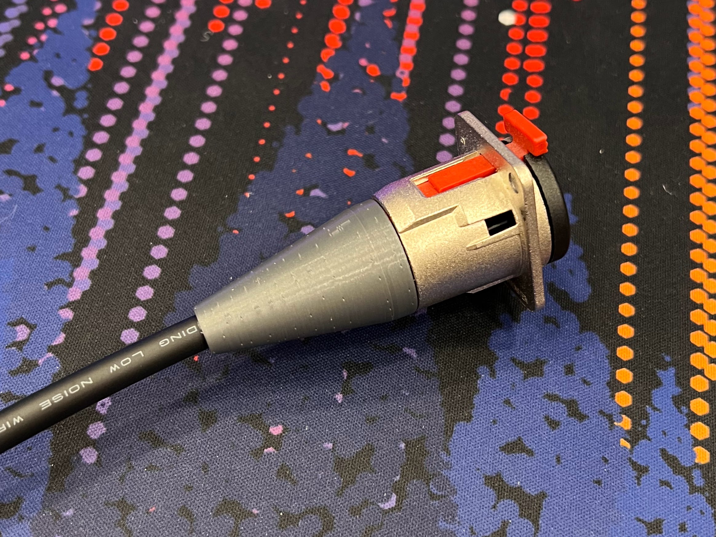 Neutrik XLR and PowerCon Strain Relief