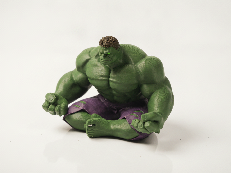 Hulk Meditating Figurine Marvel 3D Printable