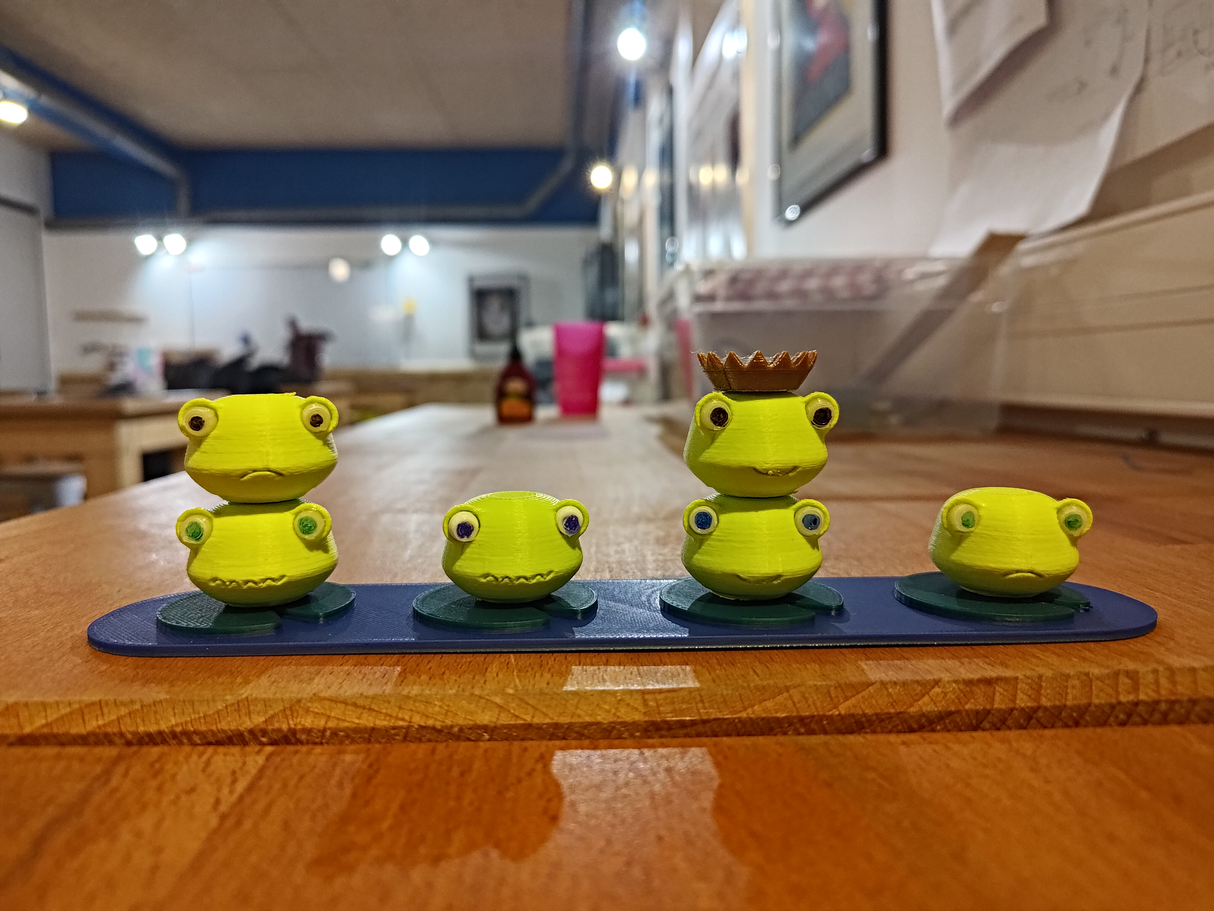 Jumping frogs numbers game