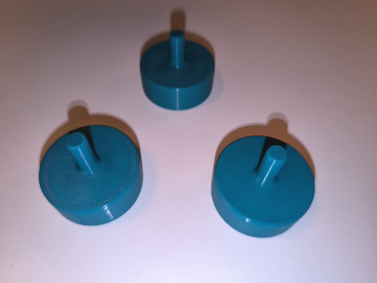 Stackable sewing pattern weights with inserted washers - 250g