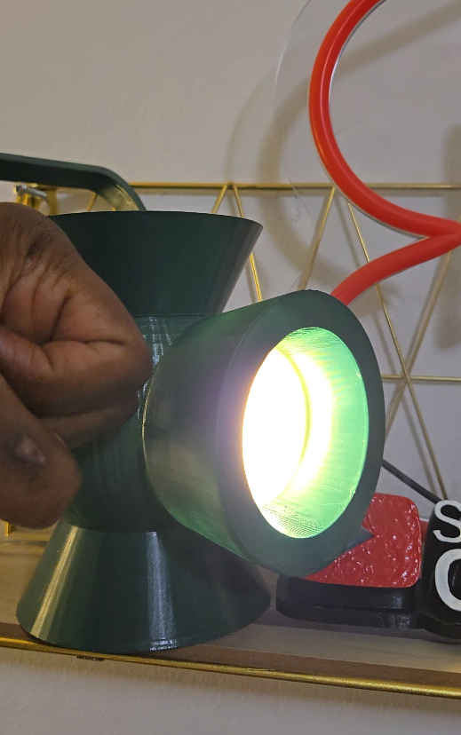 Green Lantern Lamp with activation ring
