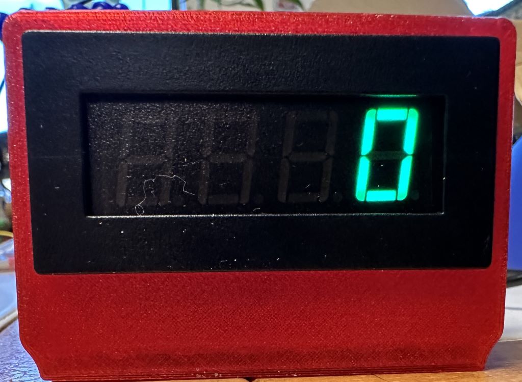 4 Digit digital Tachometer box