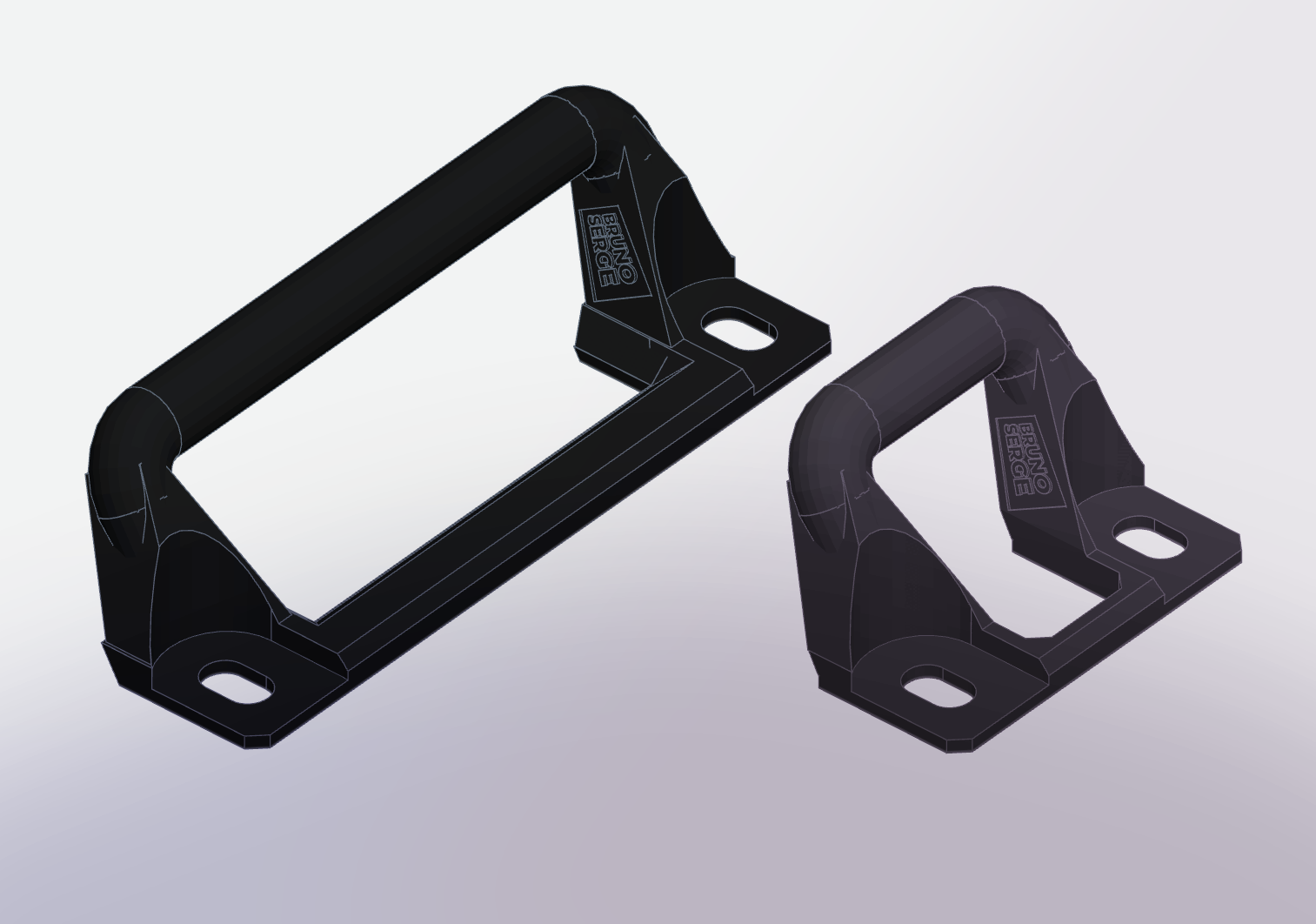 Rackmount Gear Edge Impact Protector Handles