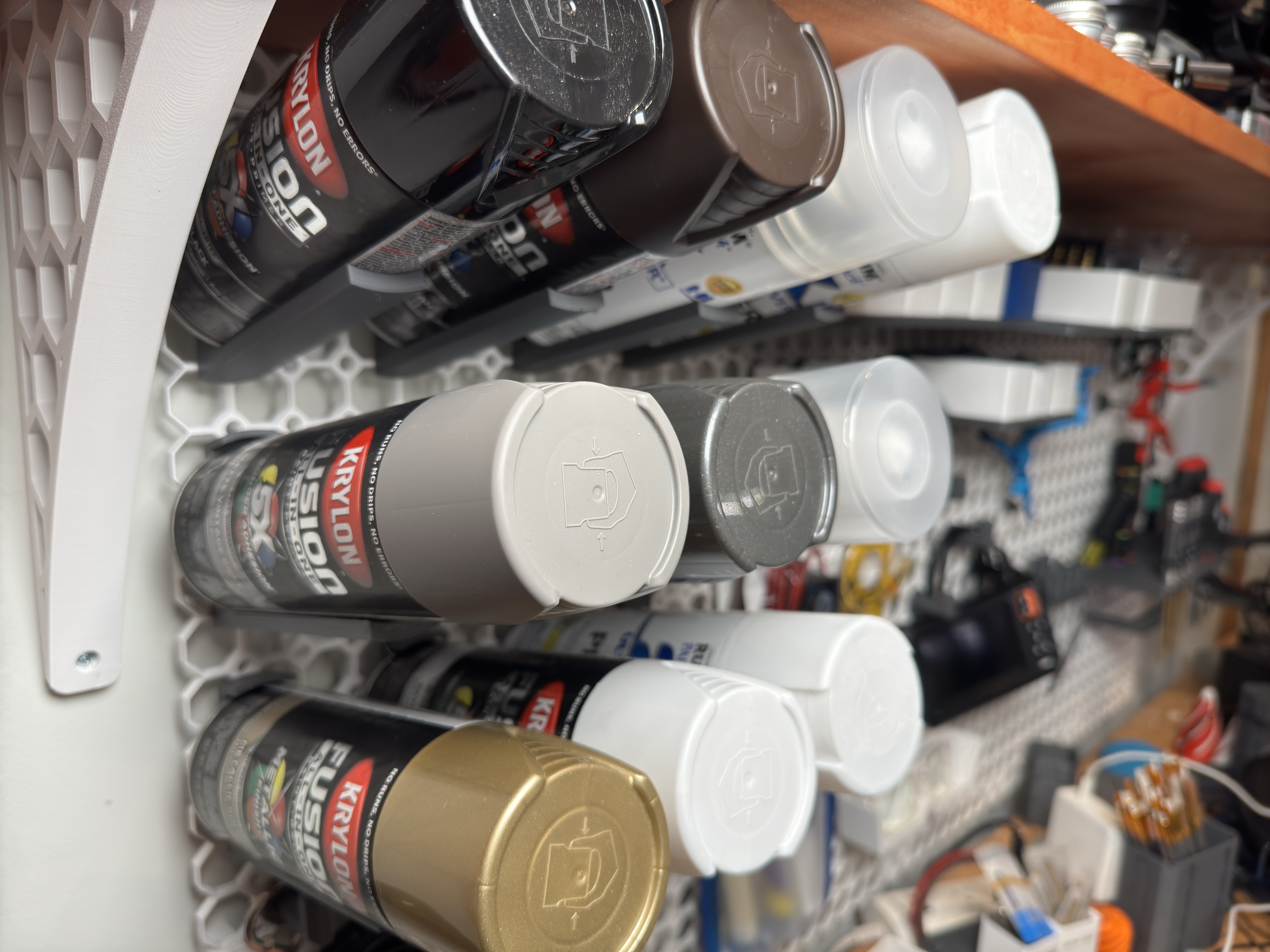 Multiboard Spray Paint Can Holder