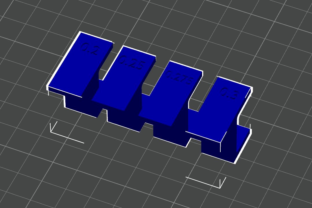 Top Z Distance Support Test 3D model thumbnail