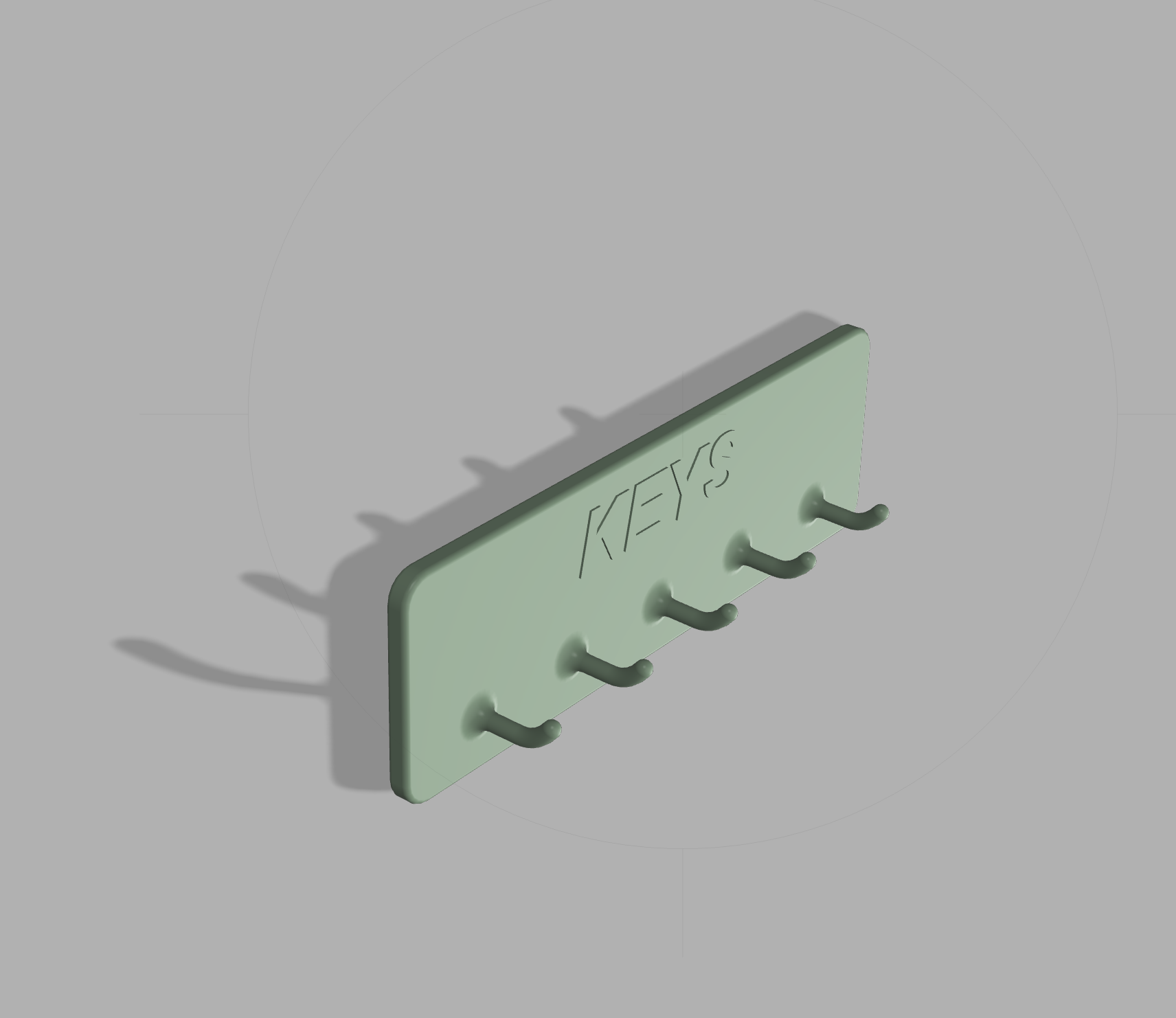 Miniatura 2 do modelo 3D CAD For Fun: Key Hooks