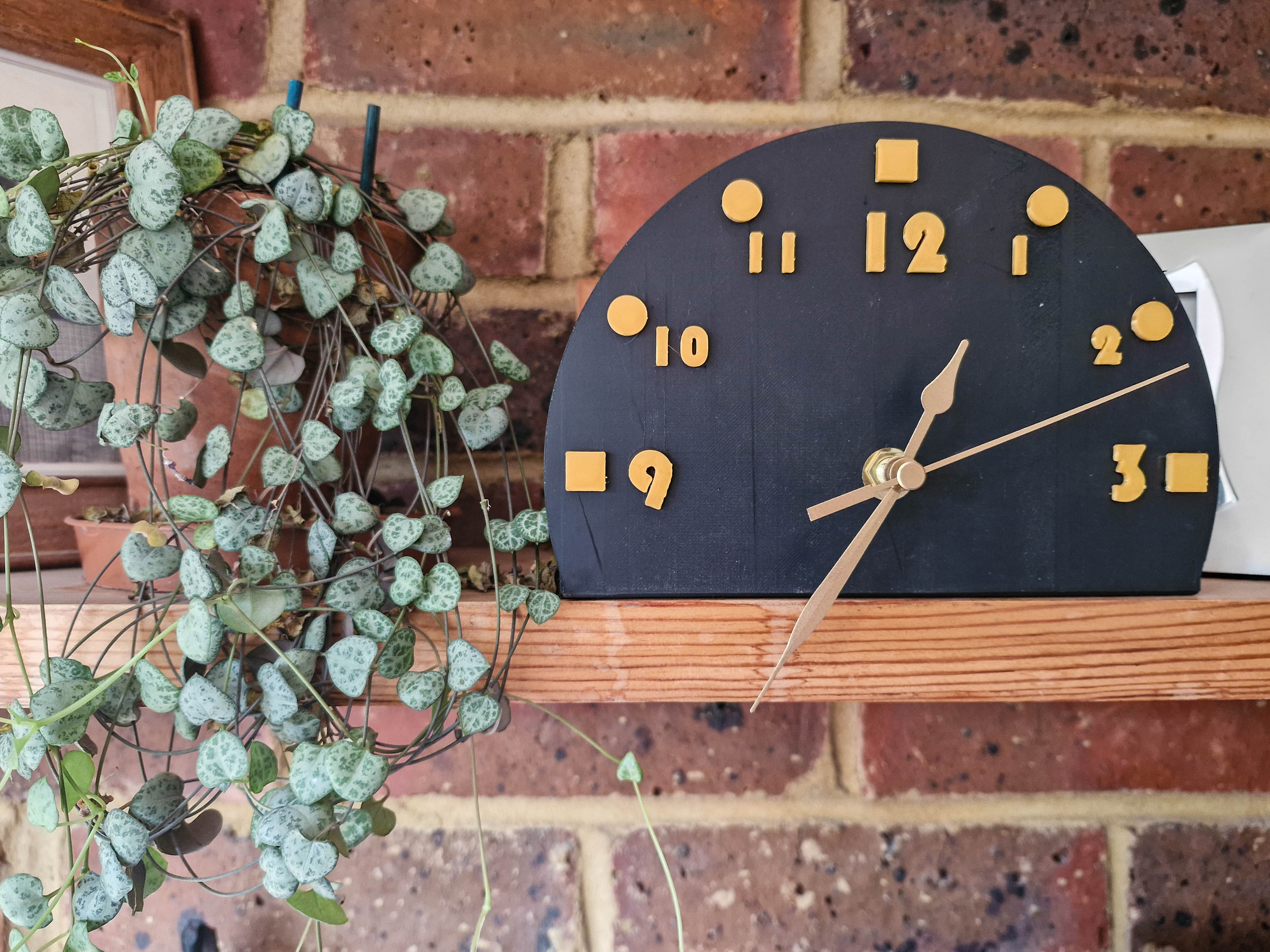 Modernist Shelf Clock