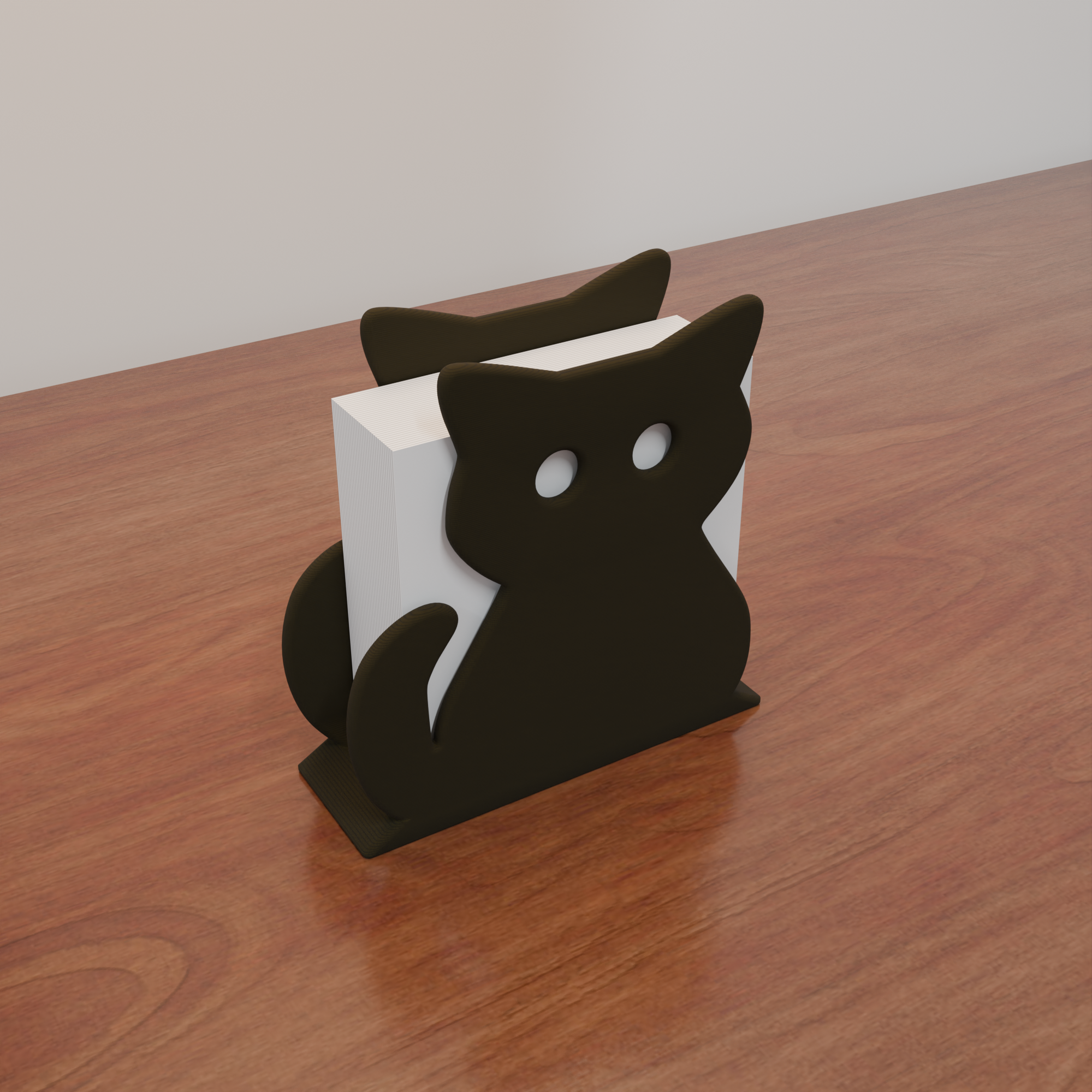 cat napkin holder (with eyes)