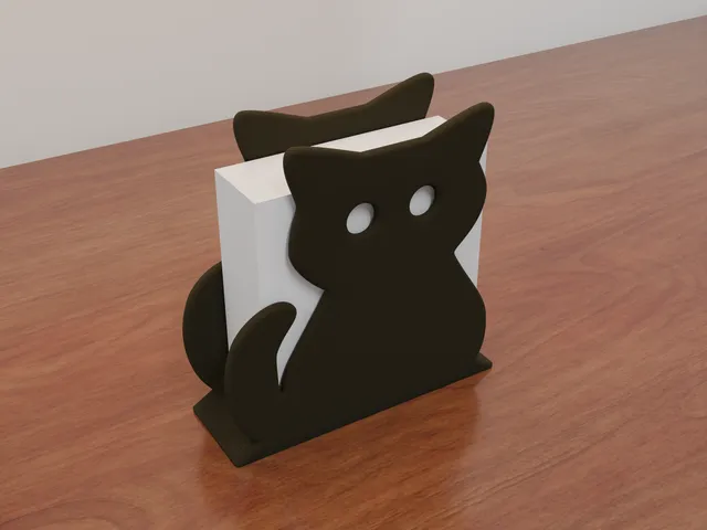 cat napkin holder (with eyes)
