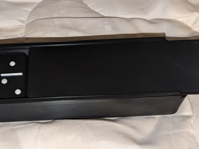 Domino game set, box and lid