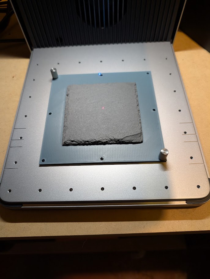 xTool F1 Ultra / F2 Ultra / F2 Ultra UV single slate coaster jig