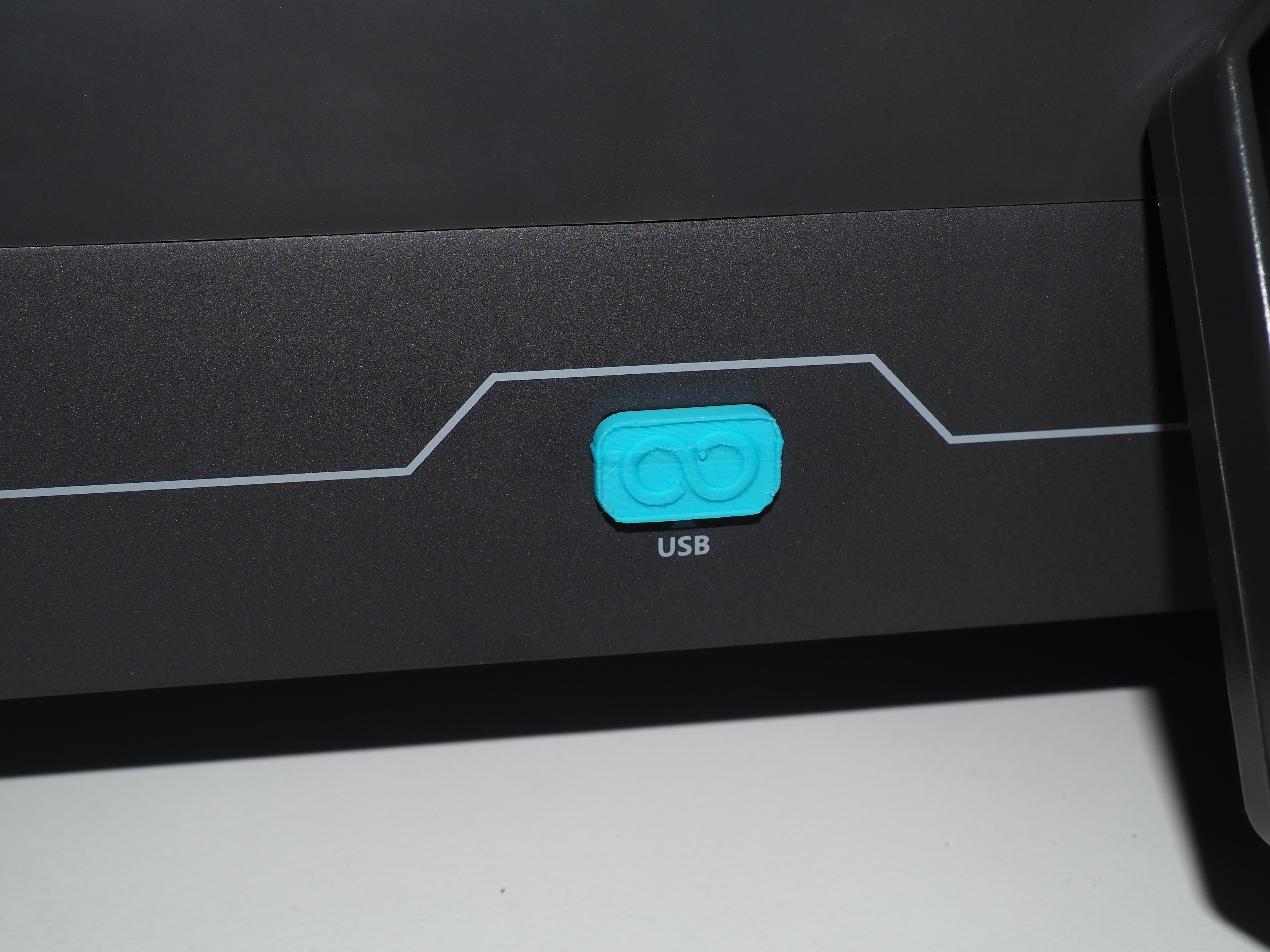 USB dust cover Elegoo Logo