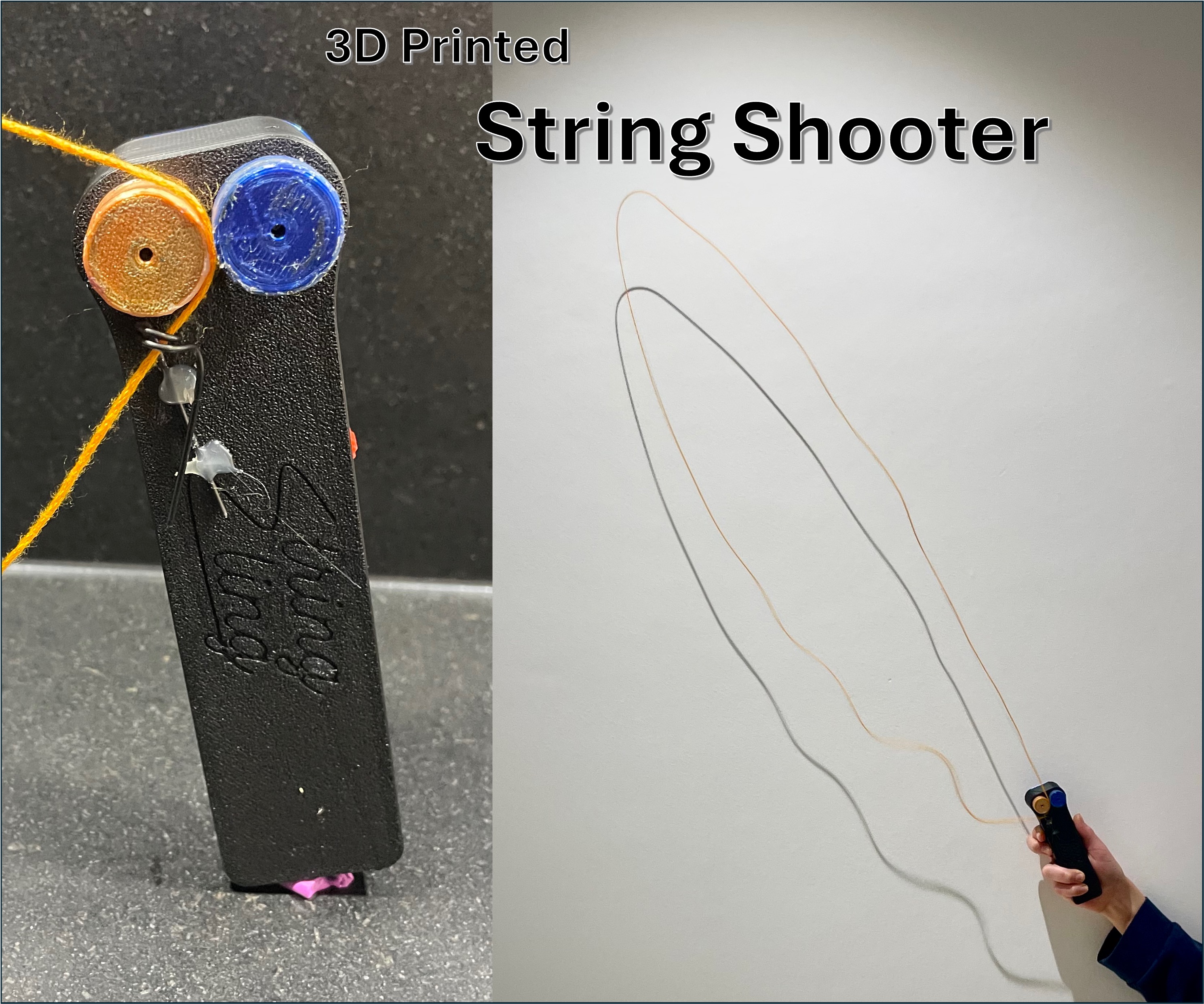 String Sling - The 3D Printed String Shooter