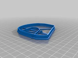 Motorcycle Helmet Cookie Cutter