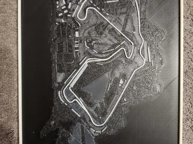 Silverstone Circuit F1 - HueForge