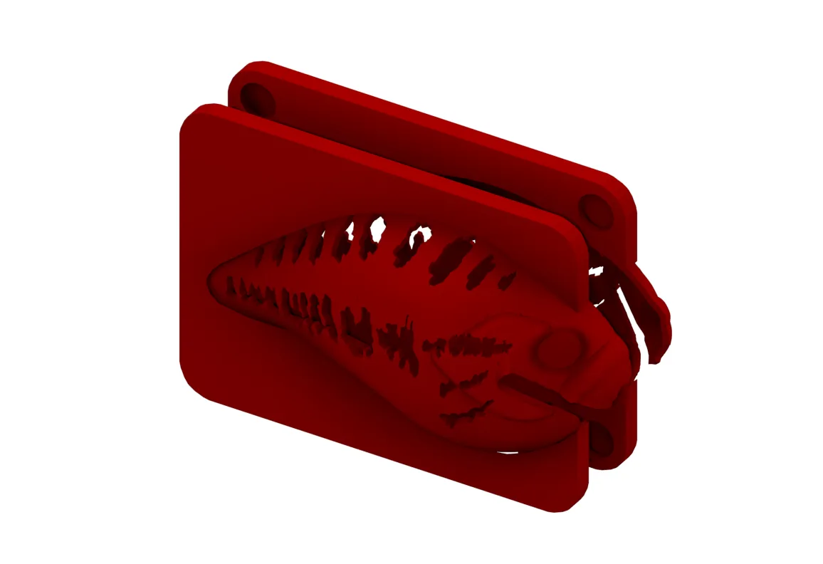 Lure Stencil - S Crank by jcv_cw | Download free STL model | Printables.com for Free Printable Fishing Lure Stencils