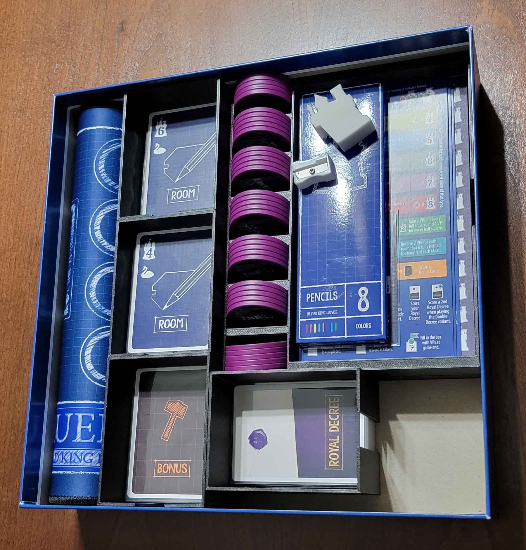 Blueprints of Mad King Ludwig Organizer